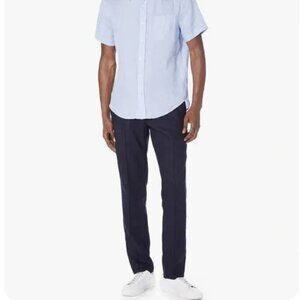 Vince 5-Pocket Peached Stretch-Cotton Pant Washed Blue Size 32